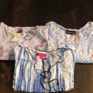 Lots of 13 scrub tops!